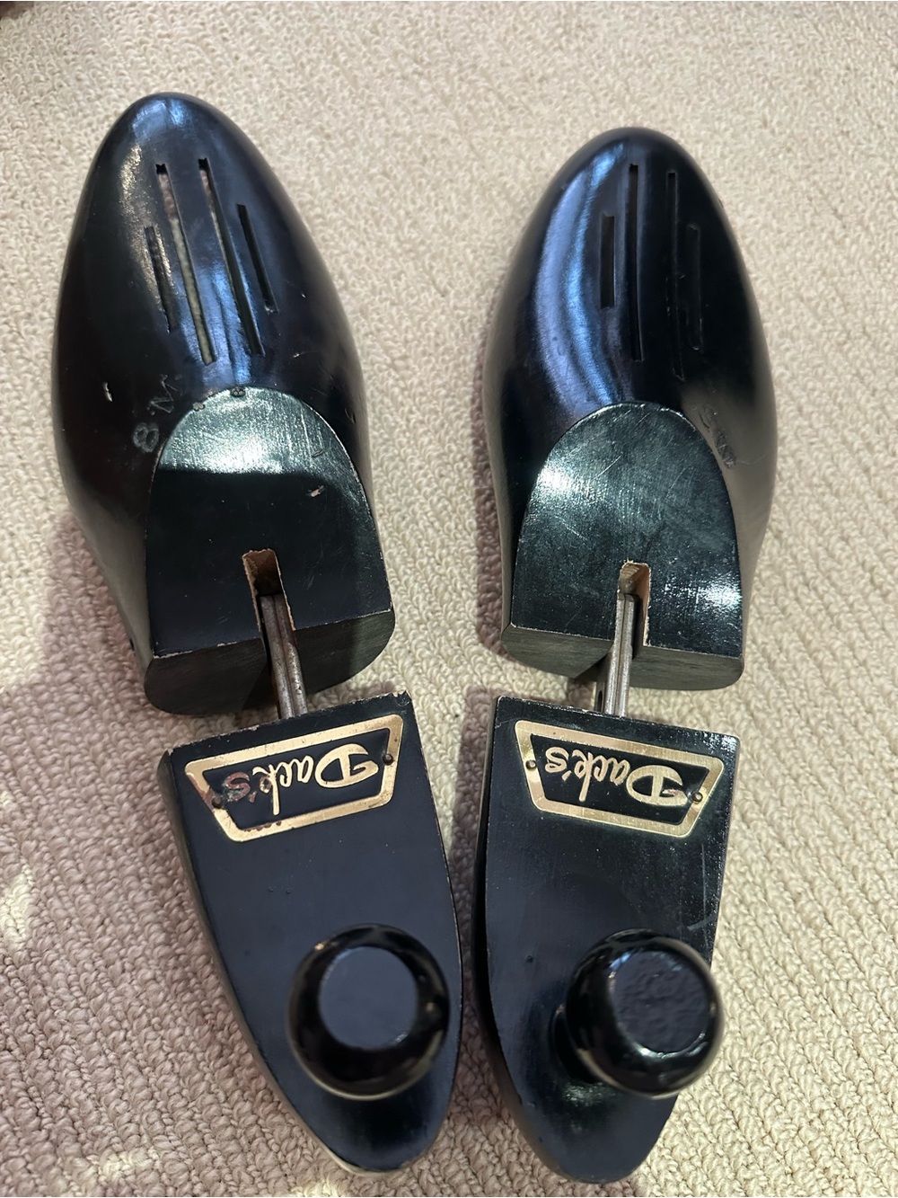 Daks Black Shoe Trees (Pair)